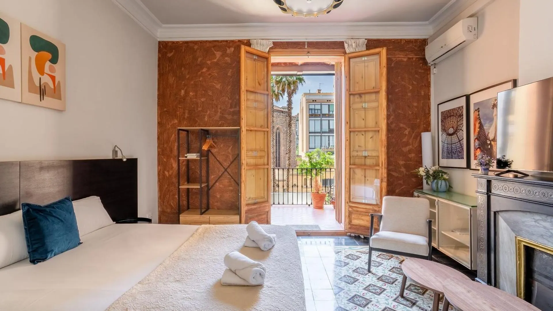バルセロナPaseo De Gracia Catalan 4Bd With Private Terraceアパートメント 0*, バルセロナ スペイン